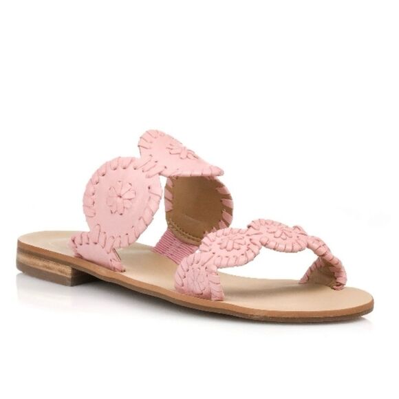Jack Rogers Lauren II Blush Pink Slide Sandals. 7.5. - Picture 1 of 9